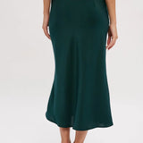 SATIN MIDI SKIRT (Additional Colors)