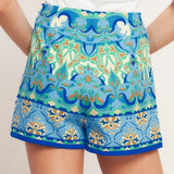 MEDITERRANEAN STYLE PRINT SKORT