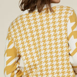 HERRINGBONE CREWNECK SWEATER