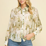 FRENCH SCENIC PRINT TOP (additional colors)