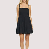 SPAGHETTI STRAP COTTON MINI DRESS