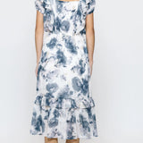 TIE DYE CHIFFON DRESS