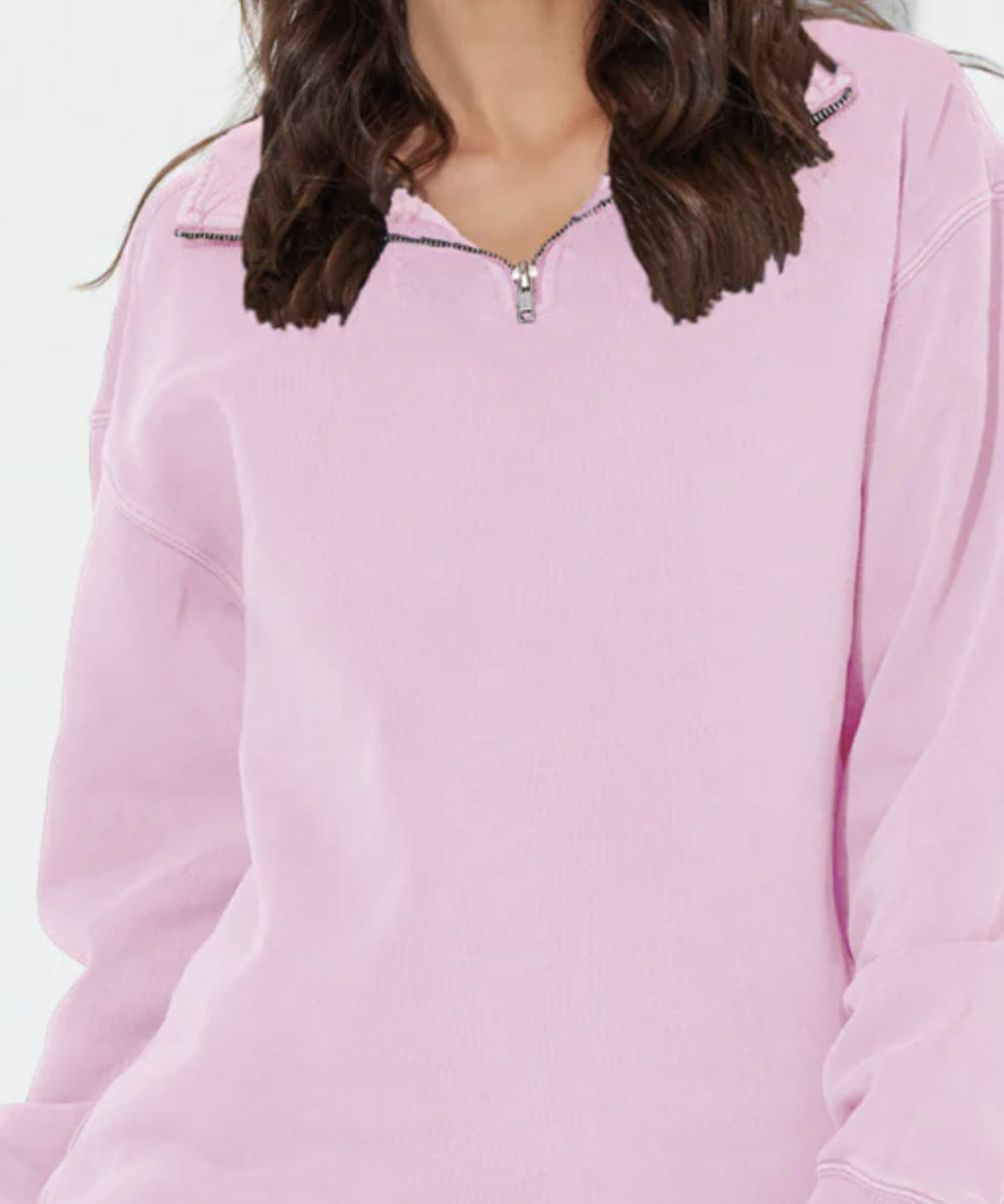 HALF ZIP SPRING SWEATSHIRT