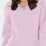 HALF ZIP SPRING SWEATSHIRT