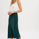SATIN MIDI SKIRT (Additional Colors)