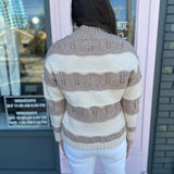 STRIPED KNIT SWEATER