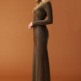 FITTED MERMAID MAXI DRESS
