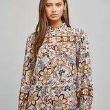 LSLV Ruffle Neck Blouse
