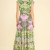 BOHEMIAN PATTERN SLVLESS MAXI