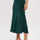 SATIN MIDI SKIRT (Additional Colors)