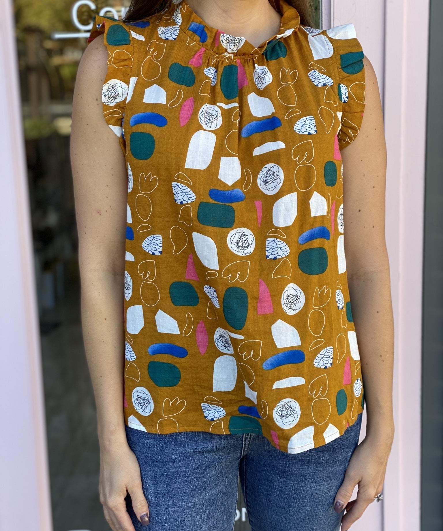 ABSTRACT PRINT SSLV TOP