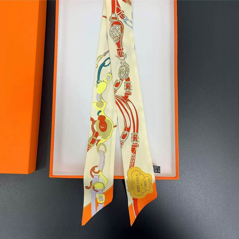 EQUESTRIAN SILKY TWILLY SCARF (multiple colors)