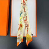 EQUESTRIAN SILKY TWILLY SCARF (multiple colors)