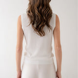RIBBED SLVLESS KNIT TANK