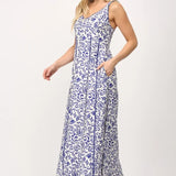 CLARISE EMPIRE MIDI DRESS