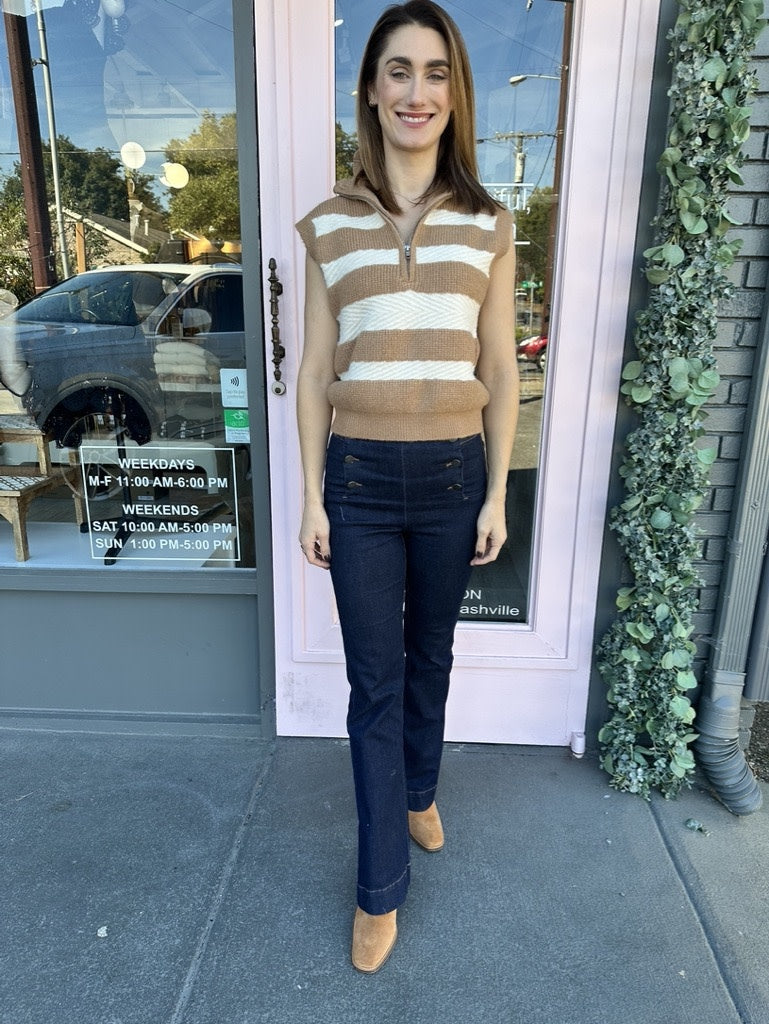 STRIPED SWEATER VEST