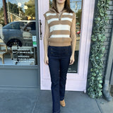 STRIPED SWEATER VEST
