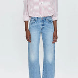 LEXI MID RISE BOWED STRAIGHT