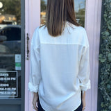 LUXE SATEEN BUTTON DOWN