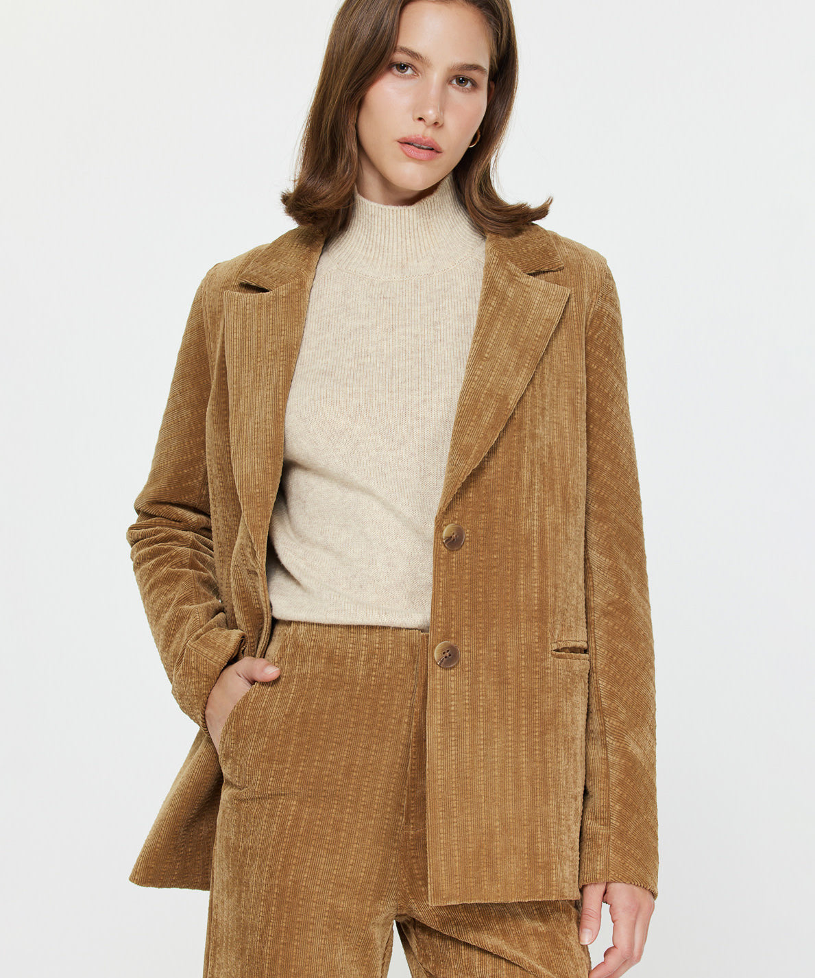 CODUROY JACKET W/ WELT POCKET