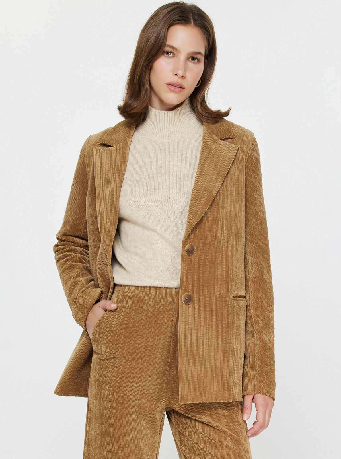 CODUROY JACKET W/ WELT POCKET