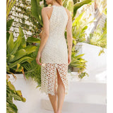 CROCHET SUMMER MIDI DRESS