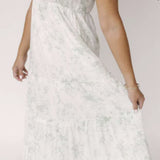 IVY SMOCKED & TIERED MAXI DRESS
