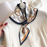 Elegant Pattern Print Decorative Neck Scarf