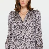 LSLV VNeck Blouse Pink/Black