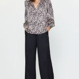 LSLV VNeck Blouse Pink/Black