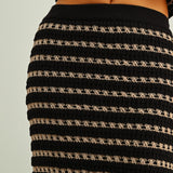CROCHET KNIT STRAIGHT SKIRT