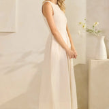 SLVLESS POPLIN MAXI DRESS