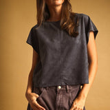 Suede Crop Top