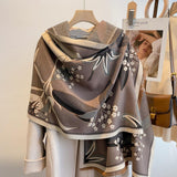 REVERSIBLE WRAP GREY/BLACK GARDEN
