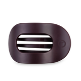 ROUND FLAT HAIR CLIP LARGE- BURGUNDY BLISS