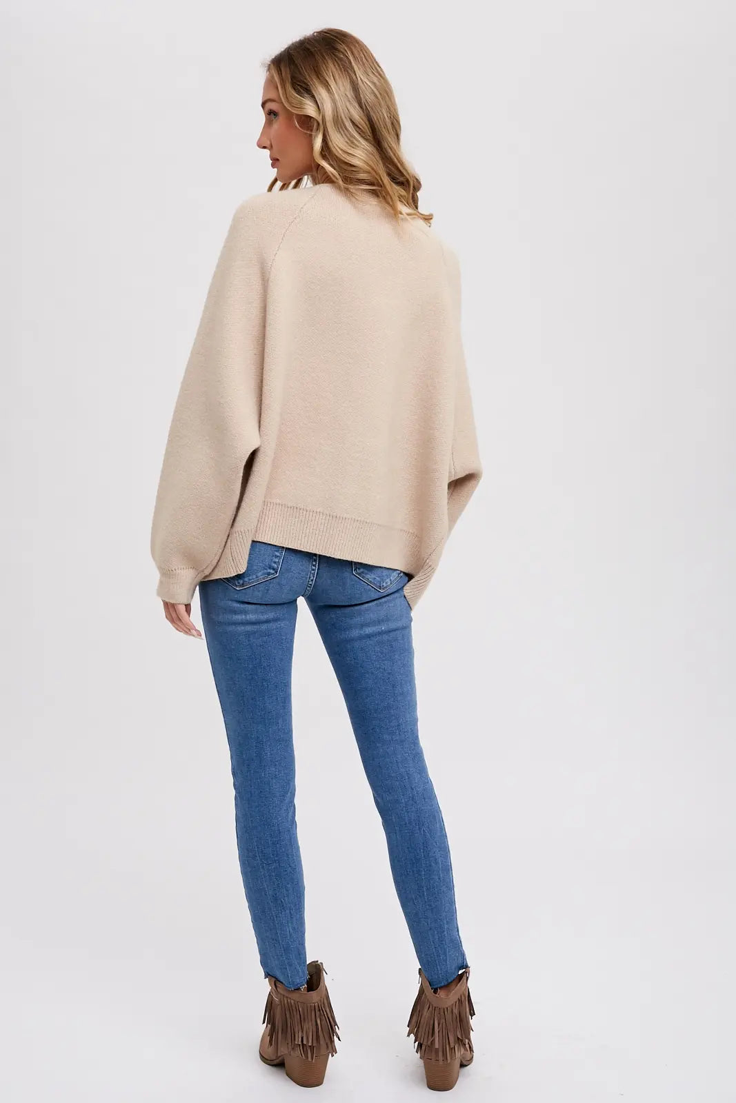 OPEN FRONT SWEATER JACKET