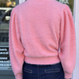 CREWNECK BUBBLE SLEEVE SWEATER