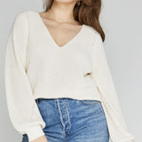 HAILEY V NECK SWEATER