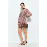 CHOCOLATE ORCHID MINI DRESS