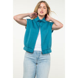QUILTED ZIP UP VEST