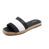 RAFFIA ESPADRILLE SANDAL