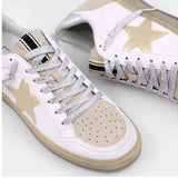 LEATHER AND SUEDE SNEAKERS
