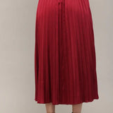 PLEATED MIDI SKIRT