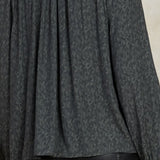 JACQUARD SELF TIE LSLV TOP