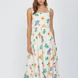 TUCAN PRINT MIDI W/BOW