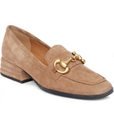 SUEDE LOAFER PUMP