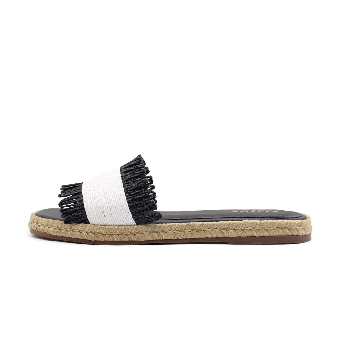 RAFFIA ESPADRILLE SANDAL