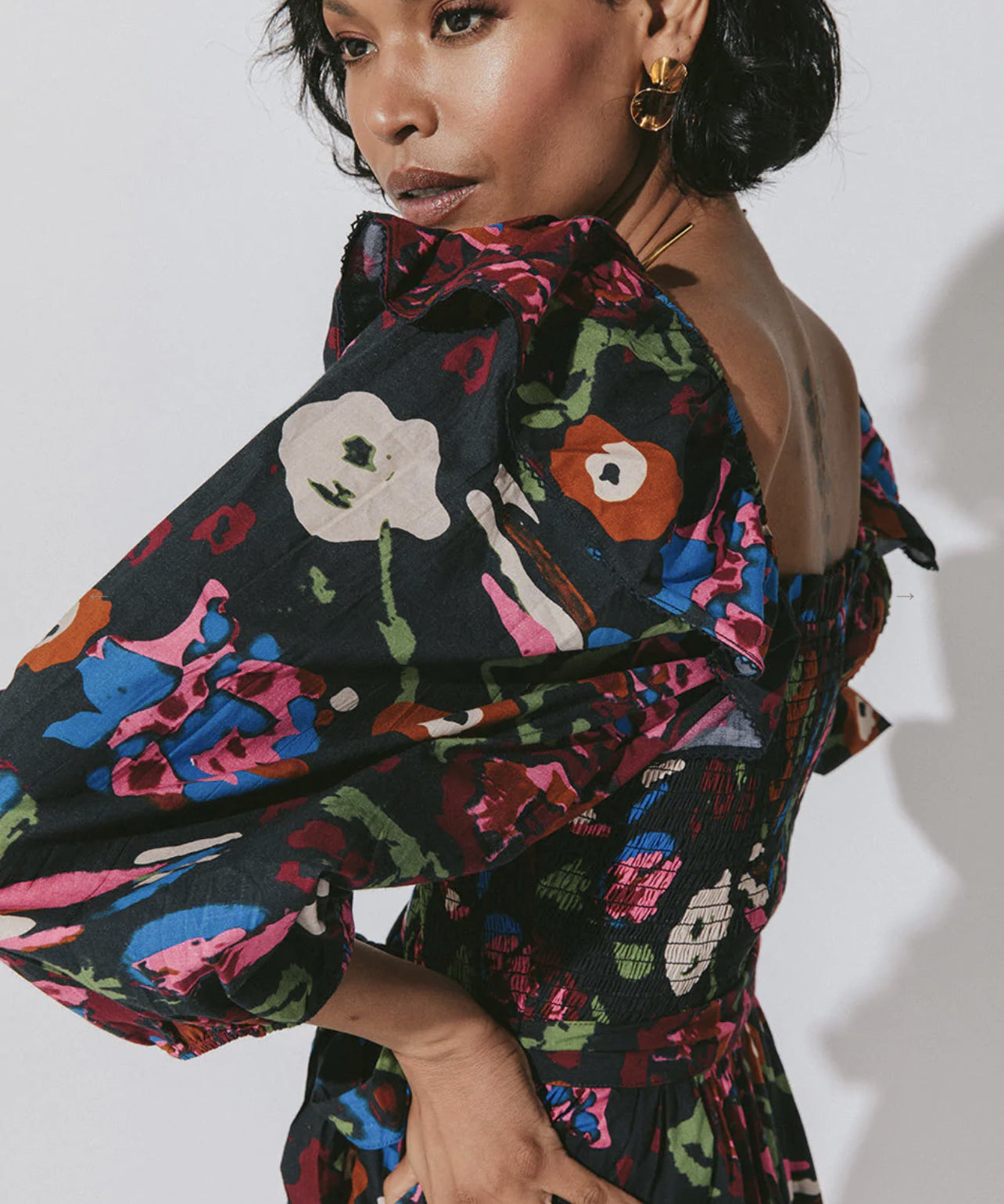 KIRA FLORAL MINI DRESS