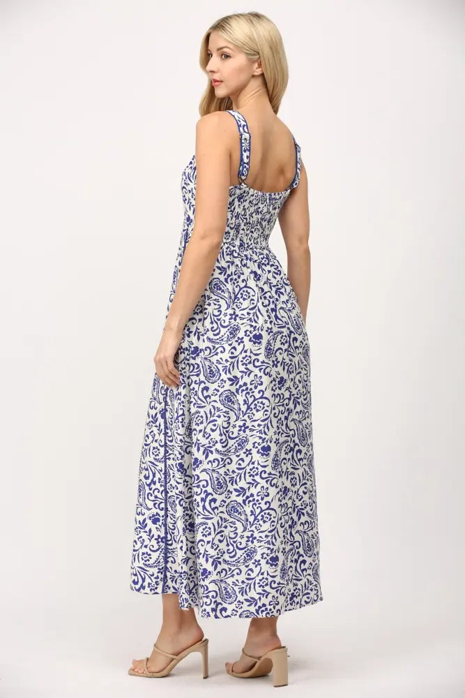 CLARISE EMPIRE MIDI DRESS