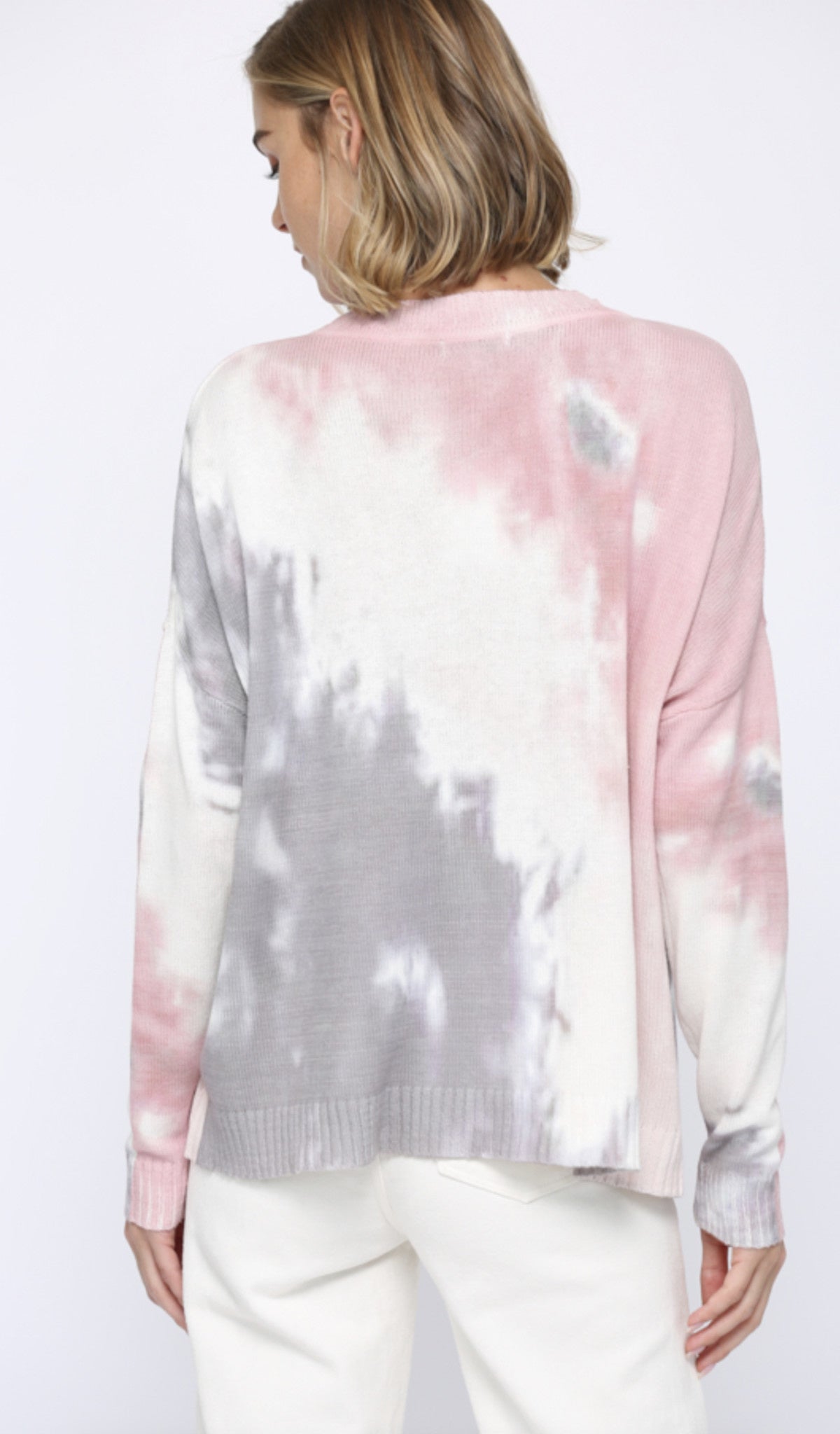 TIE DYE TUNIC SWEATER